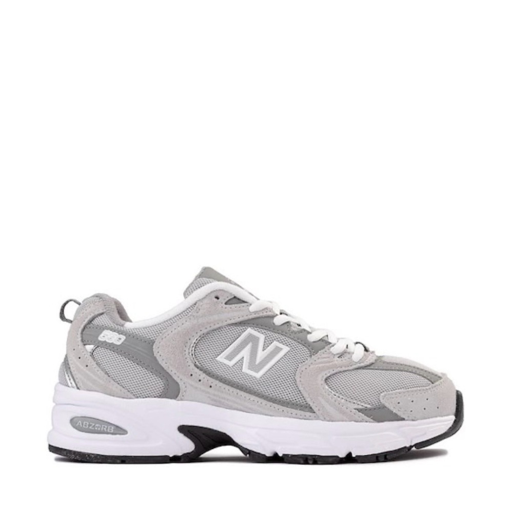 New Balance Classic Gray and White Trainers